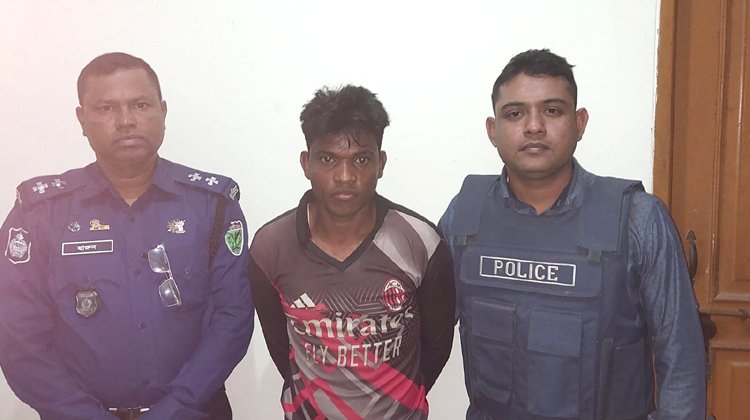  ছেলের লাঠির আঘাতে মায়ের মৃত্যু : ঘাতক ছেলে সাধনকে আটক