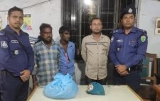 গাঁজাসহ ৩ মাদক ব্যবসায়ী আটক