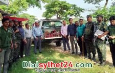 সিলেটে শব্দদূষণবিরোধী অভিযানে ৪৬টি হাইড্রলিক হর্ন জব্দ