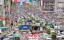 যানজটে ঢাকা বিশ্বের পাঁচ নম্বর শহর