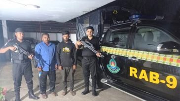 র‌্যাব-৯, সিলেট এর অভিযানে ২৪৭ বোতল ফেনসিডিলসহ ২জন মাদক ব্যবসায়ী গ্রেফতার