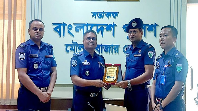 কুলাউড়া থানার ওসি ৫ম বারের মত মৌলভীবাজার জেলার আবার হলেন  শ্রেষ্ঠ ওসি নির্বাচিত