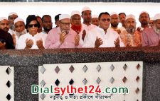 মাজার জিয়ারতের মাধ্যমে জাতীয় পার্টির মেয়র প্রার্থীর প্রচারণা শুরু