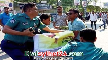 সিলেটে পুলিশ-ছাত্রদল ধাওয়া-পাল্টা ধাওয়া, আটক ৮