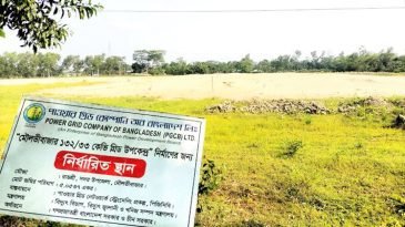 মৌলভীবাজারে তিন বছর ধরে বিদ্যুতের গ্রিড উপকেন্দ্র নির্মাণকাজ চলছে কচ্ছপগতিতে