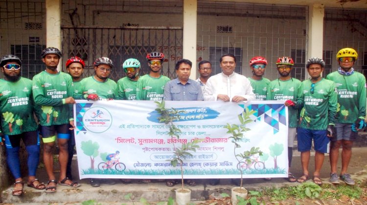 সিলেট বিভাগের চার জেলার সাইক্লিং অভিযাত্রার উদ্বোধন ভাল কাজে উৎসাহ ও পৃষ্ঠপোষকতা প্রয়োজন-ডা. আরমান আহমদ শিপলু