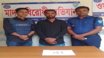 শ্রীমঙ্গল ও কুলাউড়া থানায়  দুটি অভিযানে ৮৫ পিস ইয়াবাসহ আটক ২