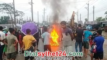 দুই গ্রামবাসীর আড়াই ঘণ্টাব্যাপী সংঘর্ষ, পুলিশসহ আহত অর্ধশত