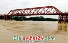 বিপদসীমা ছাড়িয়েছে সুরমার পানি