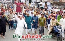 কাউন্সিলর প্রার্থী রকিবুল ইসলাম ঝলকের গণসংযোগ