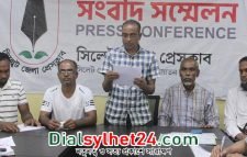 জগন্নাথপুরে রাস্তায় দেয়াল তুলে প্রতিবন্ধকতার অভিযোগ