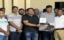 মৌলভীবাজার মডেল থানায় কর্মরত এসআই (নিঃ) বাছেদ এবং এসআই (নিঃ) নূর-ই আলমদ্বয়ের বিদায়ী সংবর্ধনা