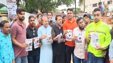 নৌকার সমর্থনে নির্বাচনী প্রচারণায় শেখ রুমেল আহমদ