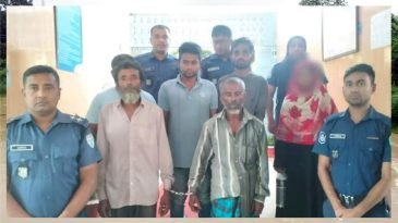 শ্রীমঙ্গলে গ্রেফতারকৃত ৬ আসামিকে আদালতে প্রেরণ