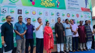 মৌলভীবাজারে মেয়রকাপ আমন্ত্রণমূলক ফুটবল টুর্ণামেন্ট এর শুভ উদ্বোধন