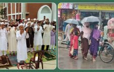 সকালে বিশেষ নামাজ আদায়, দুপুরে স্বস্তির বৃষ্টি