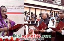 রাজশাহী ও সিলেট সিটির দুই মেয়রকে শপথ করান প্রধানমন্ত্রী