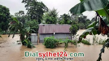 সুনামগঞ্জে বিপৎসীমার ১৩৩ সেন্টিমিটার ওপরে সুরমার পানি