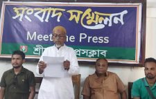 রাতের আধারে ইজারাকৃত বালু উত্তোলন ও পাচার অভিযোগ এনে সাংবাদিক সম্মেলন