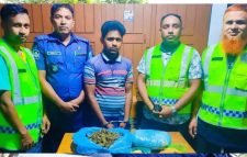 শ্রীমঙ্গলে গাঁজাসহ গ্রেপ্তার এক