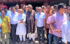 মৌলভীবাজার জেলা যুবলীগের অবস্থান কর্মসূচি পালিত