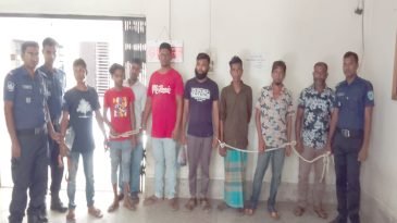 অবৈধ অস্ত্র ও মাদক উদ্ধার এবং গ্রেফতারী ও সাজা পরোয়ানা পুলিশি অভিযান  তামিল সংক্রান্তে  মৌলভীবাজার সদর মডেল থানার পুলিশি অভিযান