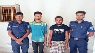 রাজনগর থানায় ইয়াবা ও গাঁজাসহ আটক ২