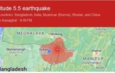 ভূমিকম্পের উৎপত্তিস্থল সিলেটের কানাইঘাটে!