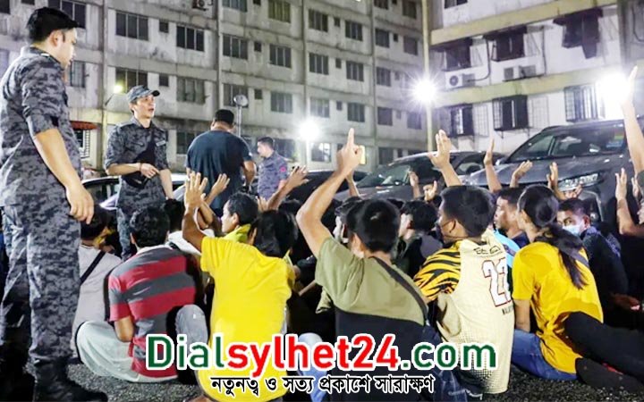 মালয়েশিয়ায় ২৫২ বাংলাদেশিসহ ৪২৫ অভিবাসী আটক
