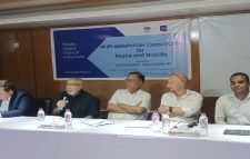 শ্রীমঙ্গলে শান্তি ও স্থিতিশীলতার জন্য সর্বদলীয় সভা