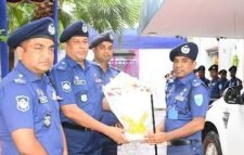 মৌলভীবাজারের নবাগত পুলিশ সুপার মো. মনজুর রহমানের শ্রীমঙ্গল থানা পরিদর্শন 