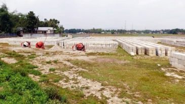 কুলাউড়ায় বিএসএফের বাধায় বন্ধ ৫৫ কোটি টাকার কাজ