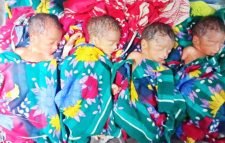একসঙ্গে জন্ম নেওয়া চার শিশুর নাম রাখা হলো