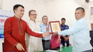 শাল্লায় স্থানীয় সরকার দিবসের সমাপনী ও পুরষ্কার বিতরণ