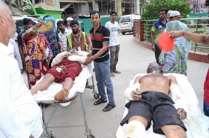 ফিলিং স্টেশনে বিস্ফোরণ: দগ্ধদের অবস্থার অবনতি, ঢাকায় প্রেরণ