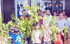 রাজনগরে ক্ষুদে শিক্ষার্থীর মাঝে ৯ হাজার ৩৯০টি গাছের চারা বিতরণ