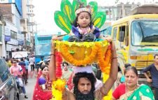 শ্রীমঙ্গলে আনন্দমুখর পরিবেশে শ্রী কৃষ্ণের শুভ জন্মাষ্টমী উদযাপন