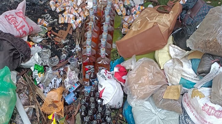 মৌলভীবাজারে নিষ্পত্তি হওয়া ২২৩টি মামলার আলামত ধ্বংস