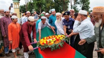 মানুষের ভালোবাসায় চির নিদ্রায় শায়িত হলেন বীর মুক্তিযোদ্ধা আব্দুল মালেক লেদু মিয়া