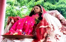 শ্রীমঙ্গলে উৎসবমুখর পরিবেশে সনাতন ধর্মাবলম্বীদের কুমারী পূজা উদযাপন