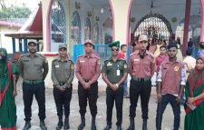 রাজনগর উপজেলায় আনসার ও ভিডিপি সদস্যদের সঠিকভাবে দায়িত্ব পালন নিশ্চিতে পূজা মন্ডপ পরিদর্শন
