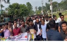বড়লেখায় ছাত্রলীগের নবাগত শিক্ষার্থীদের স্বাগত জানিয়ে মিছিল সমাবেশ