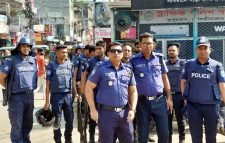 মৌলভীবাজারে হরতালে সতর্ক অবস্থানে পুলিশ