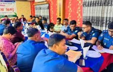 শ্রীমঙ্গলে শারদীয় দুর্গাপূজা উপলক্ষে মতবিনিময় সভা