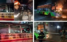 অবরোধের আগের দিন রাজধানীতে পাঁচ বাসে আগুন