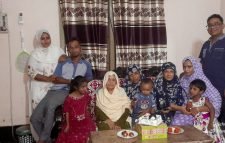 মৌলভীবাজারে জিহানের আকিকা অনুষ্ঠানে আত্মীয়-স্বজনদের মিলনমেলা