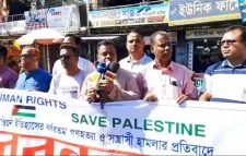 কুলাউড়ায় আসকের মানববন্ধন