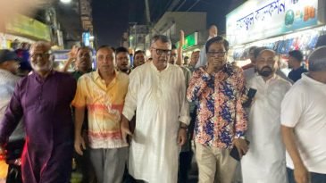 তফসিল ঘোষণার পর মৌলভীবাজারে আওয়ামী লীগের আনন্দ মিছিল