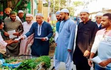 সিলেট জেলা বিএনপির গণসংযোগ ও লিফলেট বিতরণ