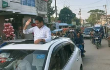 জুড়ীতে এস এম জাকির হোসাইনের শোডাউন